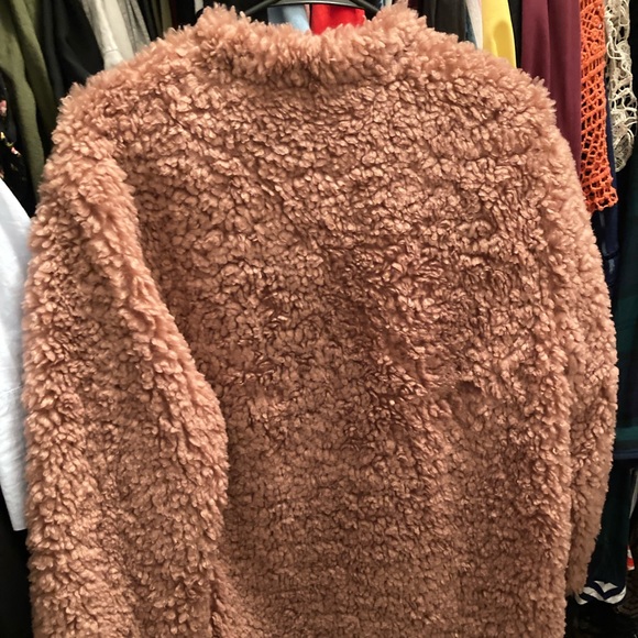 ZARA Teddy bear fleece coat - Picture 4 of 6